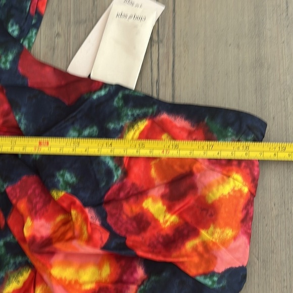 🆕 Cinq á Sept Silk Floral Trini Halter Mini Wrap Dress - Picture 6 of 12